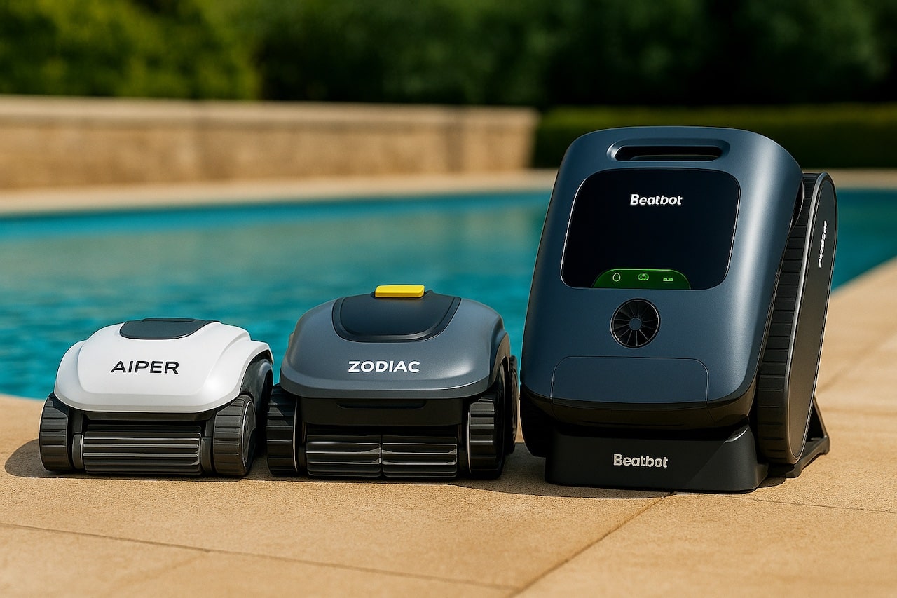 Robot piscine : Aiper, Zodiac ou BeatBot – quelle marque choisir ?